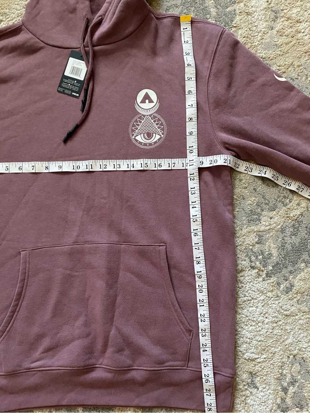 NWT Airwalk Ministry of Magic and Mystery Hoodie Tempest Cotton Fleece Medium - Picture 3 of 3